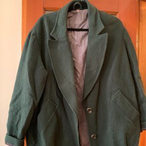 Free People Green Fall Jacket